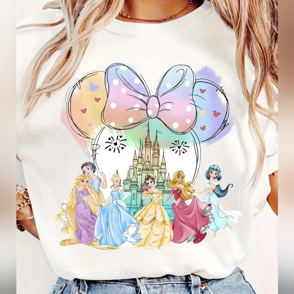 Colorful Princess Graphic Tee